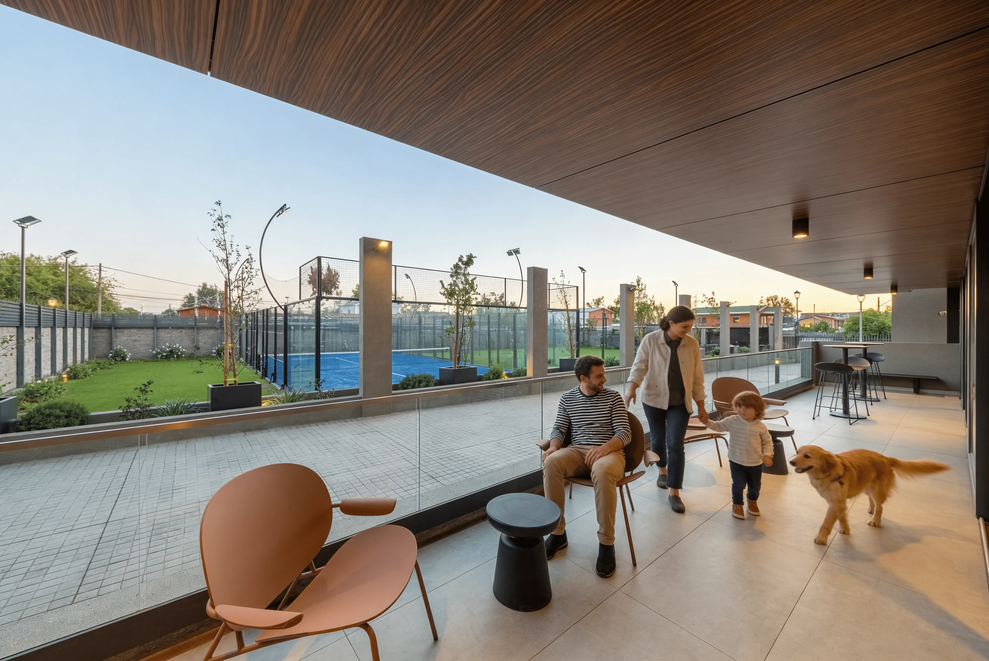 terraza pádel